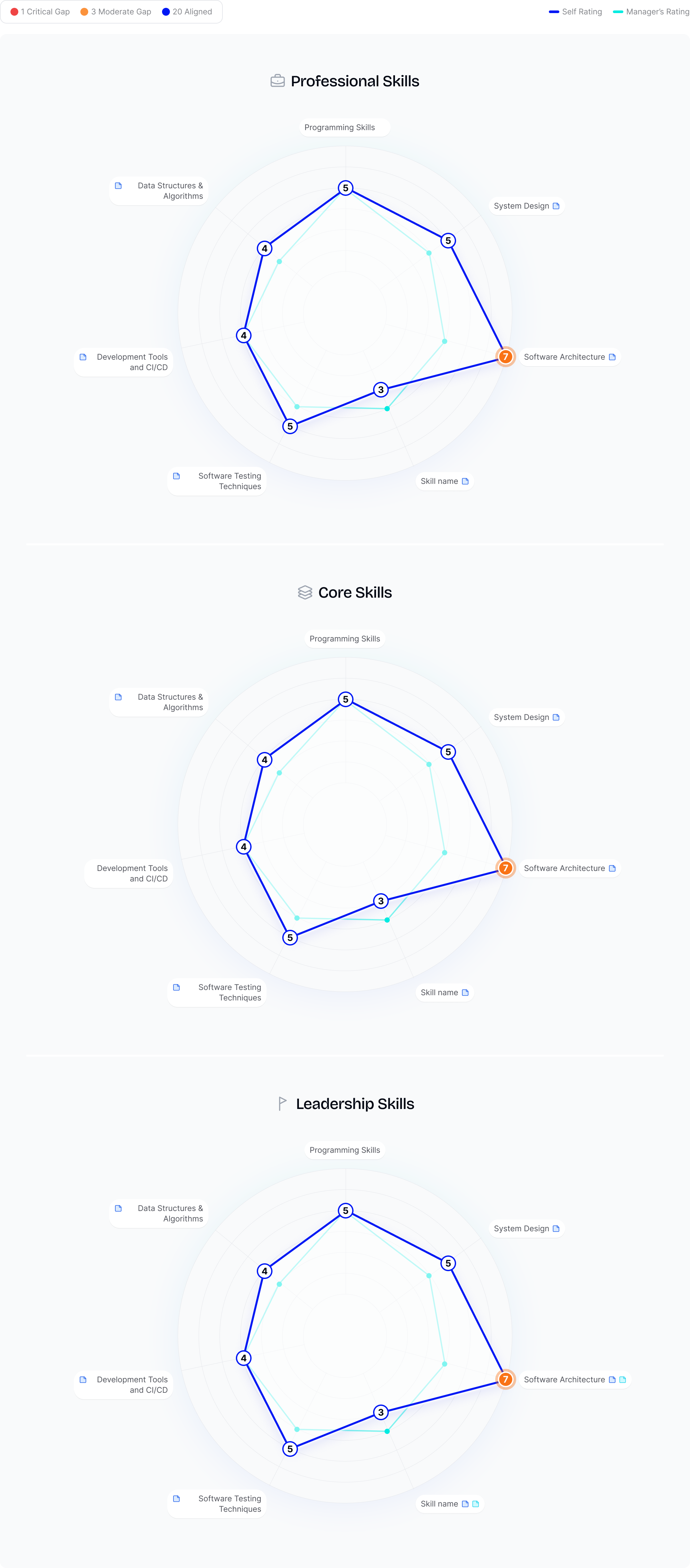 Competency Profile Radar Chart