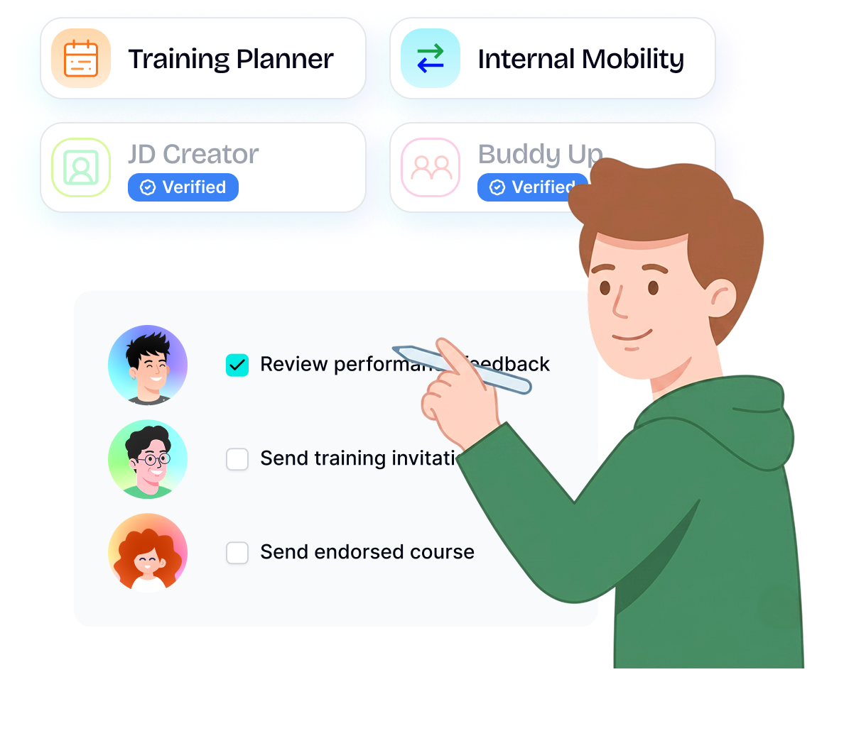 SkillMAP Buddy Up and Action Centre Visual